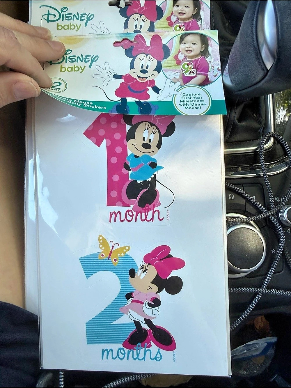 Disney Minnie Mouse Milestone Belly Stickers 12-Count Baby Milestone Stickers